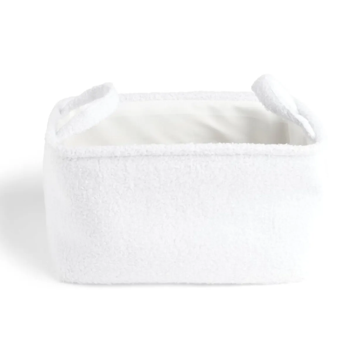 Rangement|Gifi Panière laine bouclée noire 28x18xH15cm