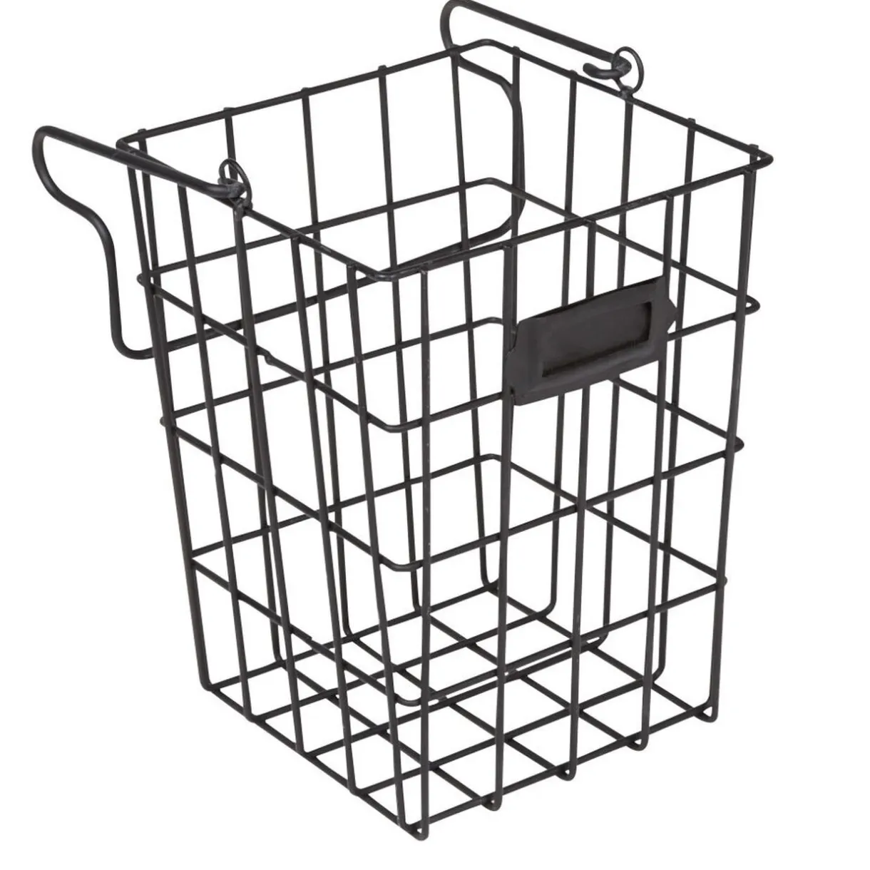 Rangement|Gifi Panière métal noire