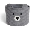 Rangement|Gifi Panière ourson gris Ø30x24cm