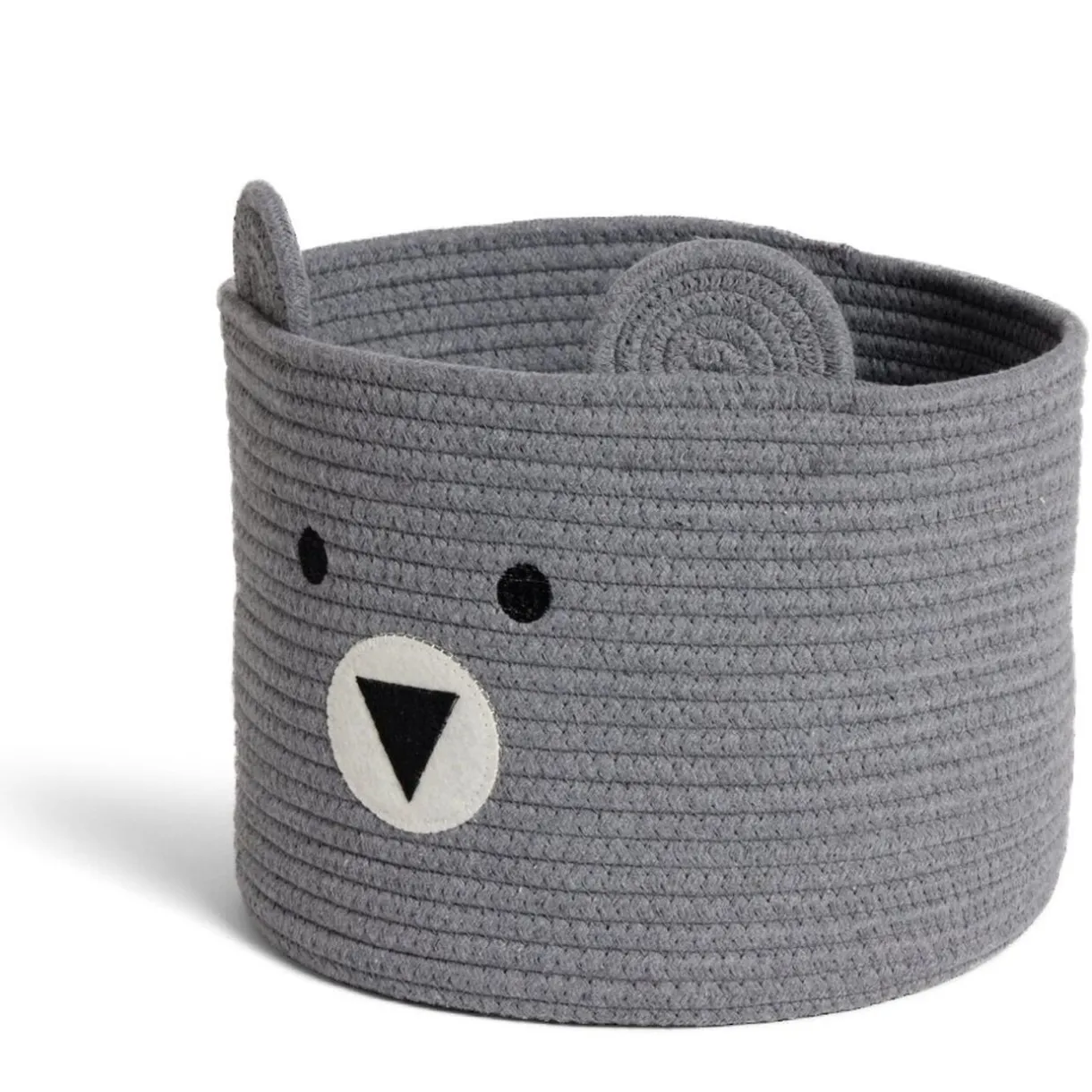 Rangement|Gifi Panière ourson gris Ø30x24cm