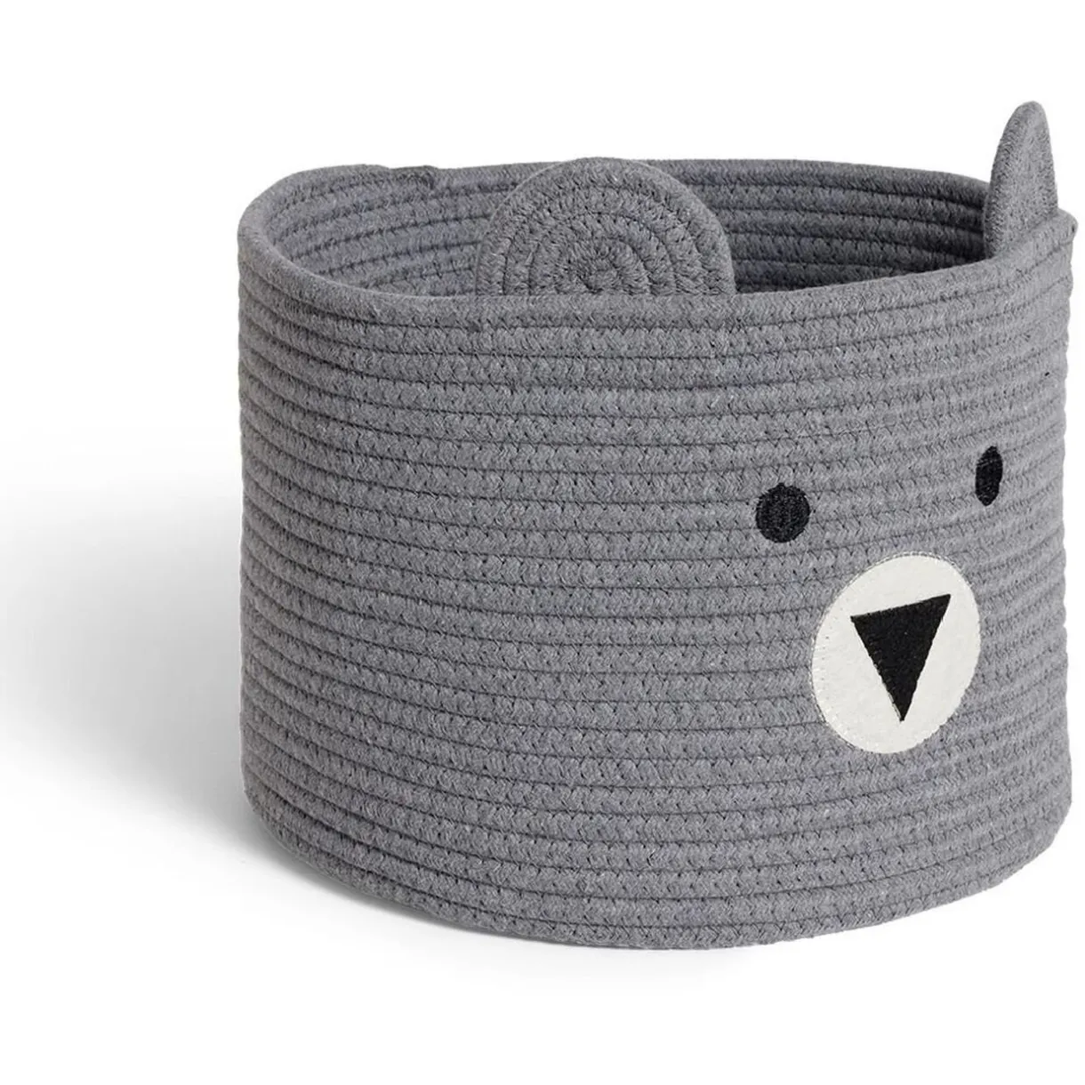 Rangement|Gifi Panière ourson gris Ø30x24cm