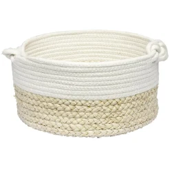 Rangement|Gifi Panière ovale blanc naturel Ø28 cm
