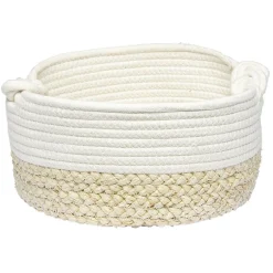 Rangement|Gifi Panière ovale blanc naturel Ø26 cm