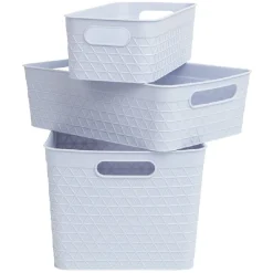 Rangement|Gifi Panière plastique x3