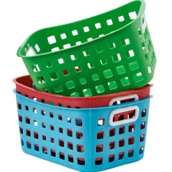 Rangement|Gifi Panière rangement L.25xl.18,5xH.12,5cm plastique 3 coloris