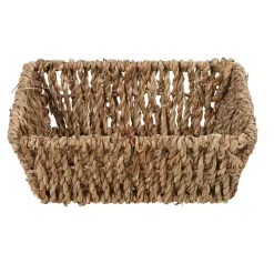 Rangement|Gifi Panière rectangulaire jonc de mer tressé