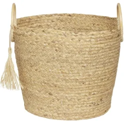 Rangement|Gifi Panière ronde avec anses naturel Ø40,5xH35 cm - RONDA