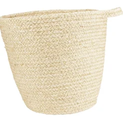 Rangement|Gifi Panière ronde osier tressé naturel à suspendre Ø30xH30 cm