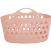 Entretien Du Linge|Gifi Panière souple 60 L rose