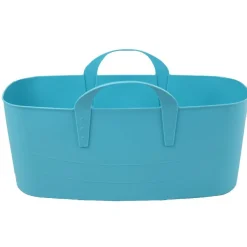 Rangement|Gifi Panière souple bleue turquoise 10 L