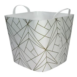 Rangement|Gifi Panière souple imprimé graphique 25L