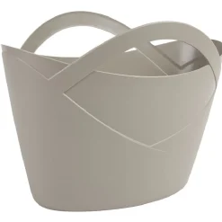 Rangement|Gifi Panière souple ovale 20 L moka