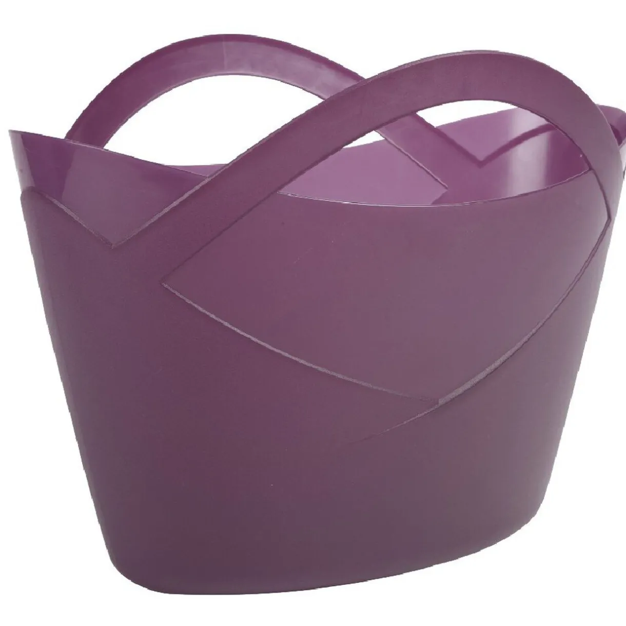 Rangement|Gifi Panière souple ovale 20 L prune