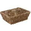 Rangement|Gifi Panière tressée rectangulaire jonc de mer