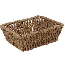 Rangement|Gifi Panière tressée rectangulaire jonc de mer