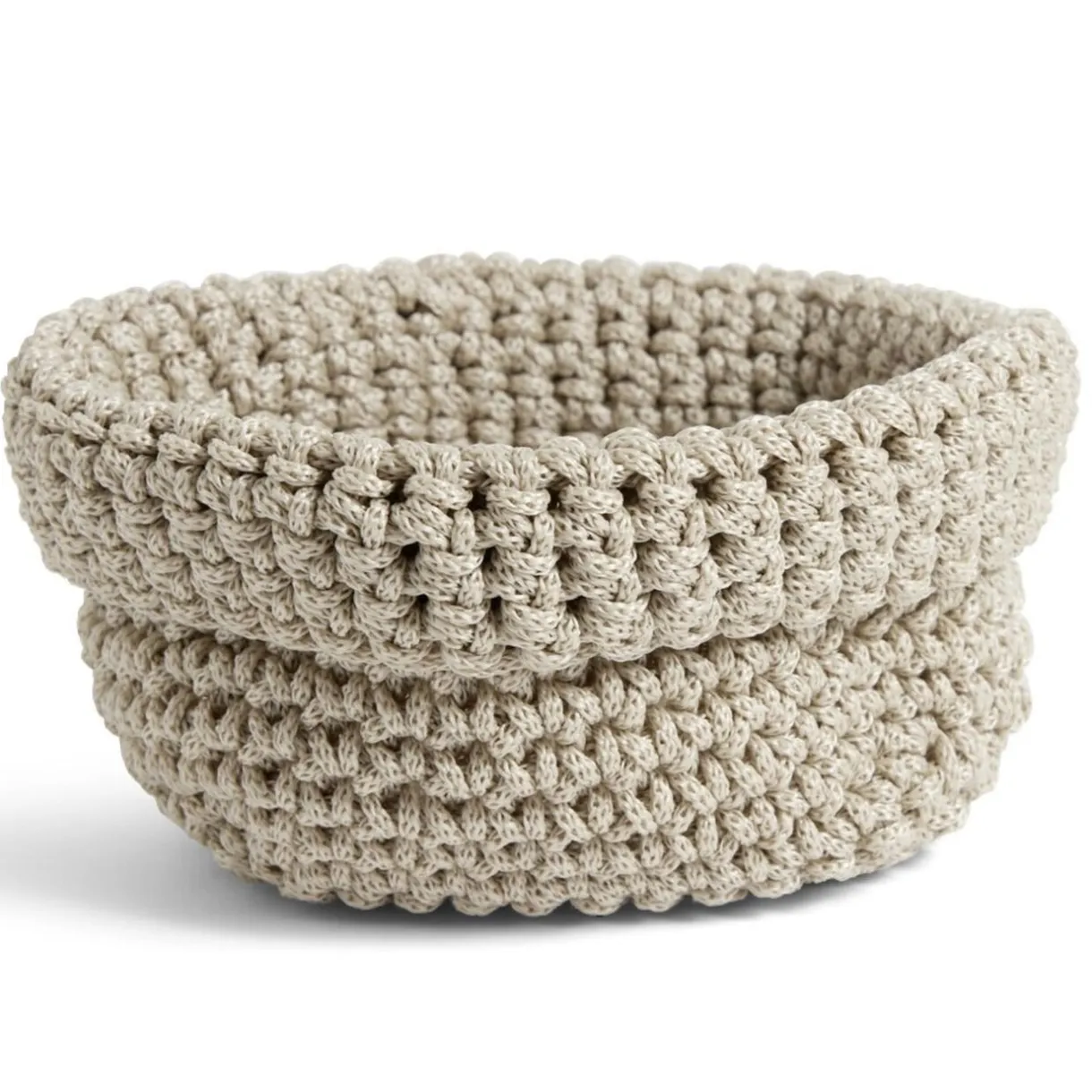 Sale Gifi Panière tressée 14x14x11cm beige