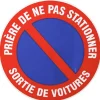 Gifi PANNEAU INTERDICTION DE STATIONNER