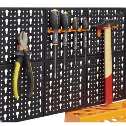Hot Gifi Panneau mural rangement outillage x2 avec porte outil