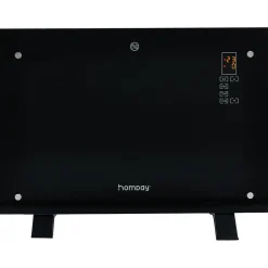 Online Gifi Panneau rayonnant 1500W Verre Noir avec panneau de contrôle tactile