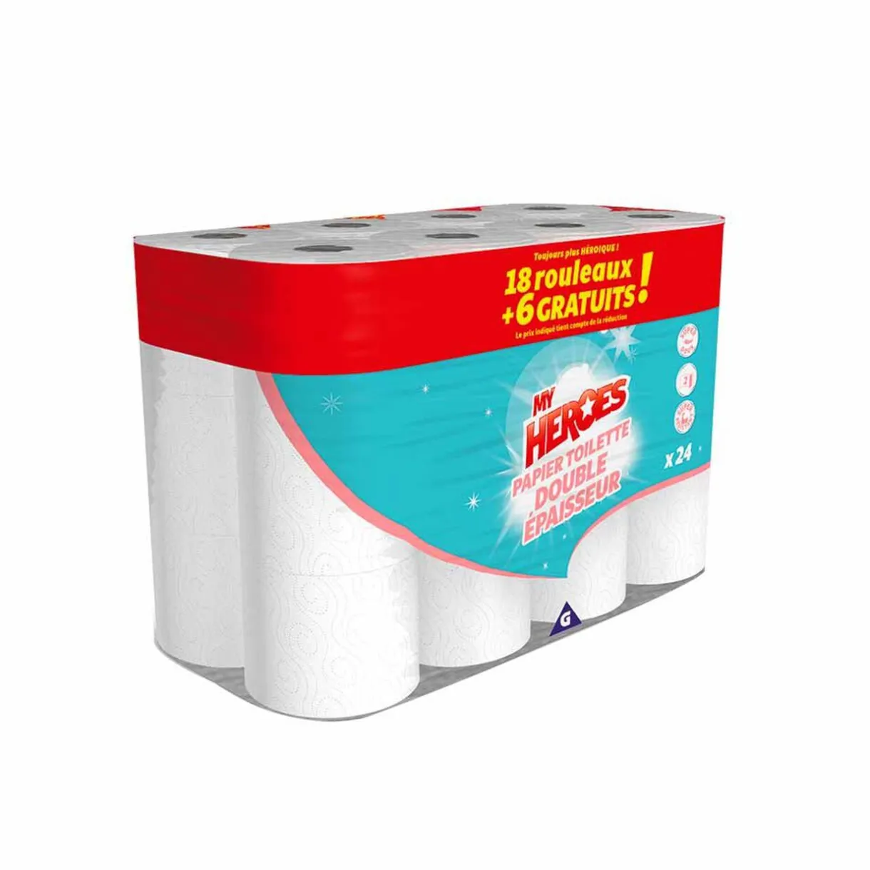 Gifi Papier toilette double épaisseur x 24