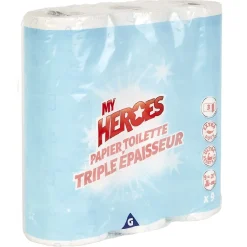 Sale Gifi Papier toilette x9 My heros