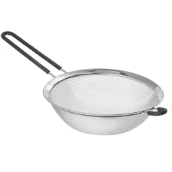 Passoire en inox à maille fine avec poignée en silicone^Gifi Online
