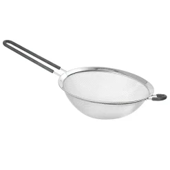 Passoire en inox à maille fine avec poignée en silicone^Gifi Online