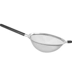 Passoire en inox à maille fine avec poignée en silicone^Gifi Online