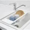 Passoire égouttoir pour évier plastique blanc^Gifi Hot