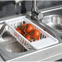 Passoire égouttoir pour évier plastique blanc^Gifi Hot