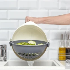 Passoire multifonctions rotative 9en1 mandoline^Gifi Sale
