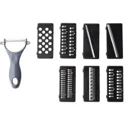 Passoire multifonctions rotative 9en1 mandoline^Gifi Sale