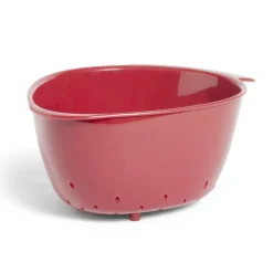 Passoire plastique rouge forme fraise^Gifi Best