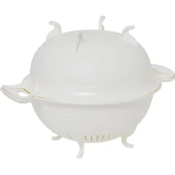 Passoire x2 et bol blancs XL^Gifi Discount