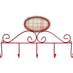 Rangement|Gifi PATERE MET 5CROCHET L41.5X23.5