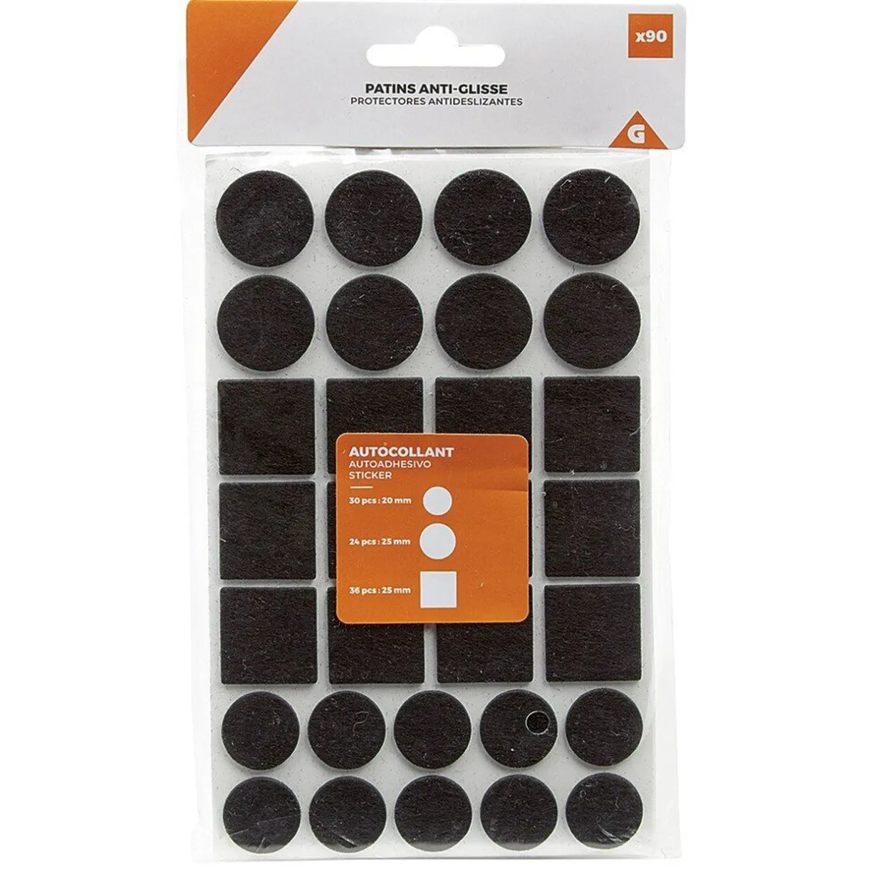 Outlet Gifi Patin anti glisse autocollant x90