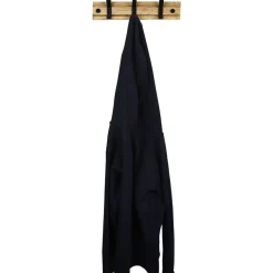 Rangement|Gifi Patère 3 crochets bambou métal noir et naturel