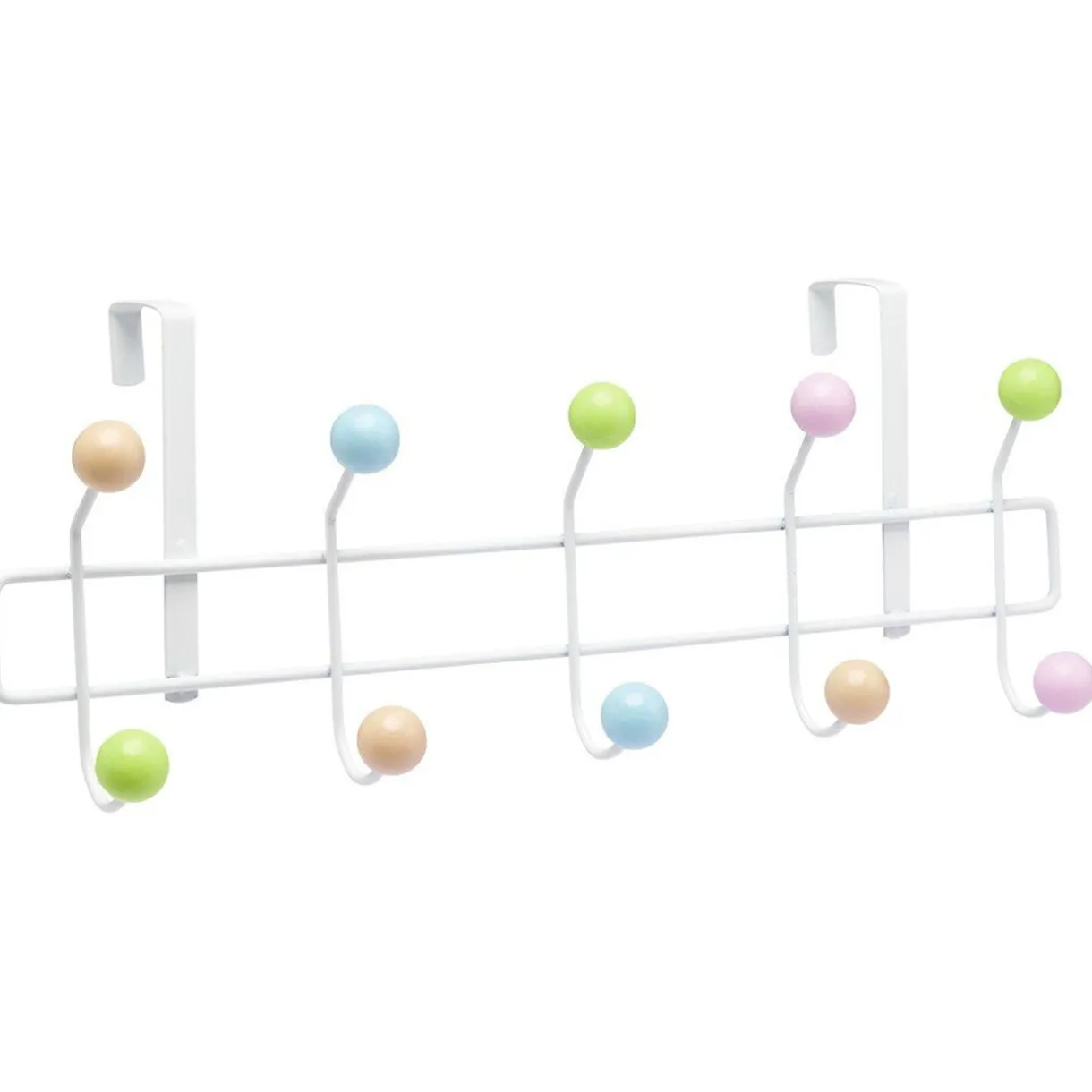 Rangement|Gifi Patère de porte multicolore 10 crochets