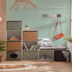 Rangement|Gifi Patère en bois 4 crochets