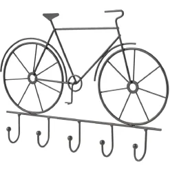 Rangement|Gifi Patère indus métal noir 5 crochets L30,5cm