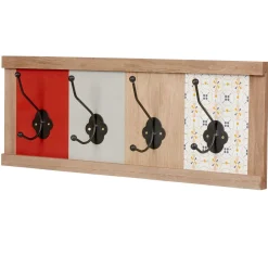 Rangement|Gifi Patère murale 4 crochets carreaux de ciment Dolce Vita