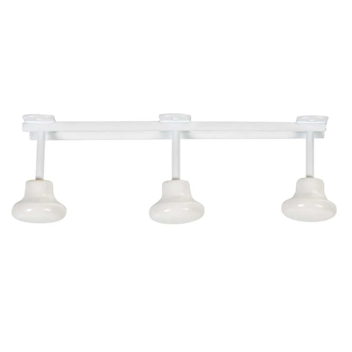 Rangement|Gifi Patère murale 3 crochets métal blanc