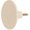 Rangement|Gifi Patère murale ronde beige polyrésine Ø8cm