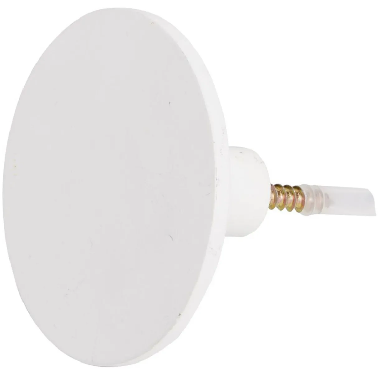 Rangement|Gifi Patère murale ronde blanc polyrésine Ø8cm