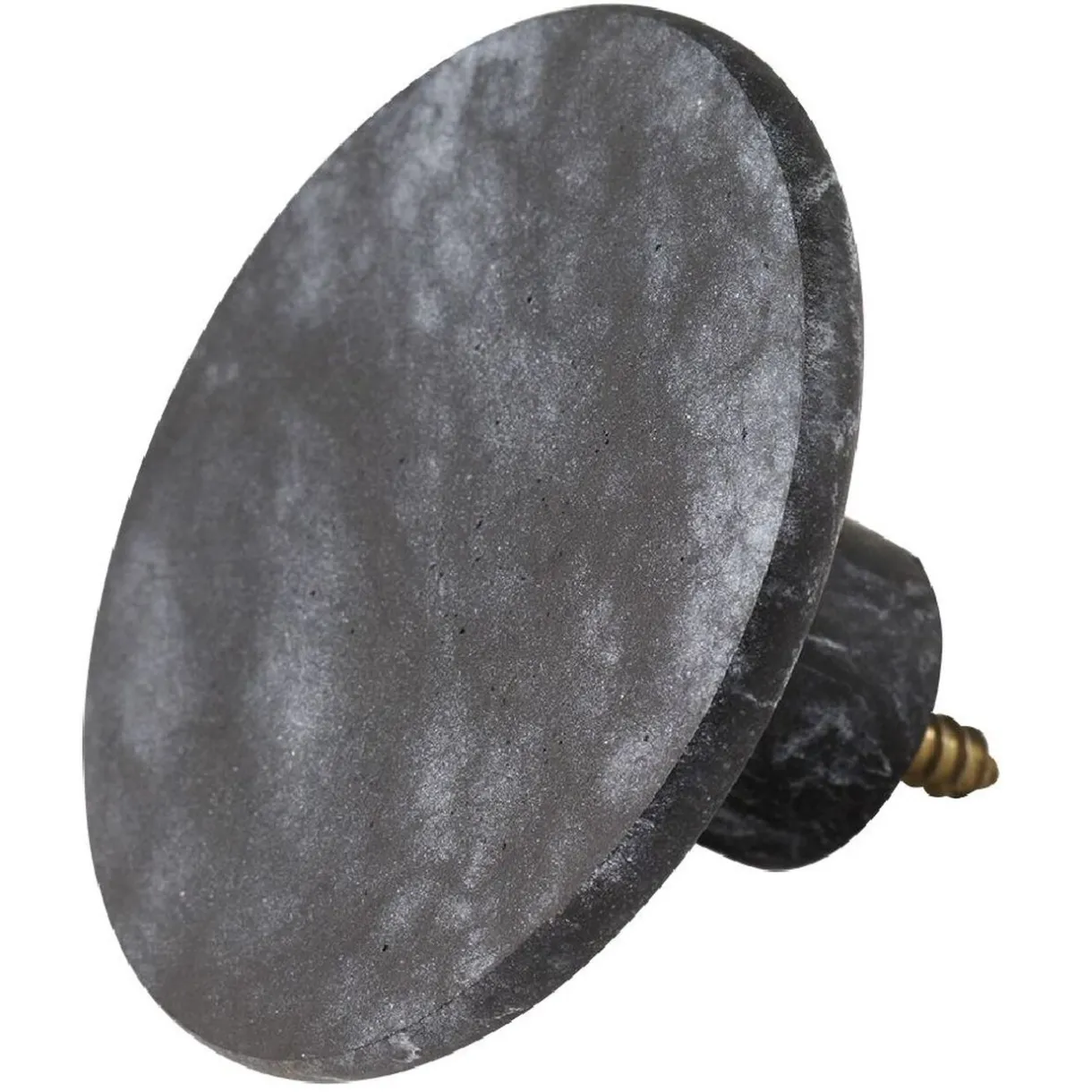 Rangement|Gifi Patère murale ronde imitation marbre noir polyrésine Ø8cm