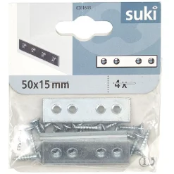 Clearance Gifi Patte d'assemblage 50mm x2, métal