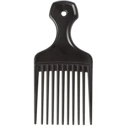 Clearance Gifi Peigne Afro plastique noir mat L16,5 cm
