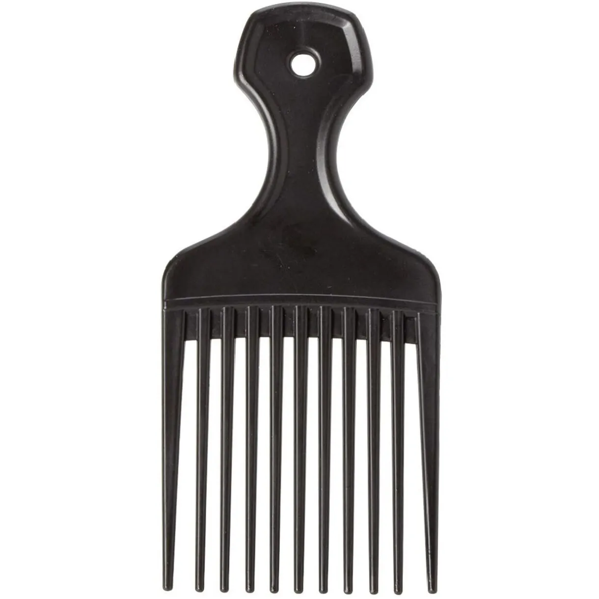 Clearance Gifi Peigne Afro plastique noir mat L16,5 cm