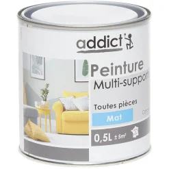 Outlet Gifi Peinture multi-surfaces 0,5L gris cendré mat