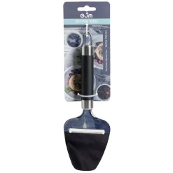 Pelle coupe-fromage en inox avec manche plastique L.21,5cm^Gifi Discount